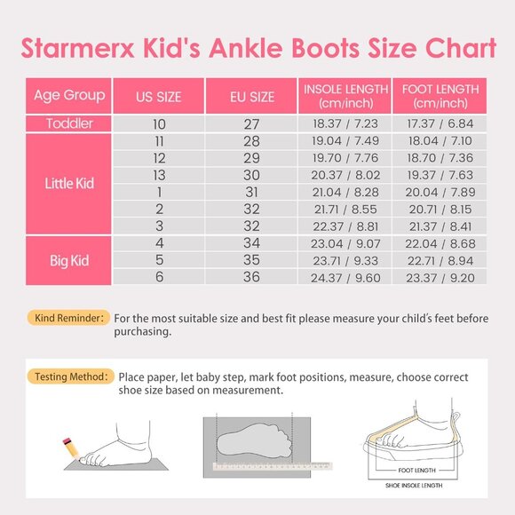 starmerx Girls Ankle Boot grey Lace Up Side Zipper Comfortable shiny upper - Picture 6 of 6